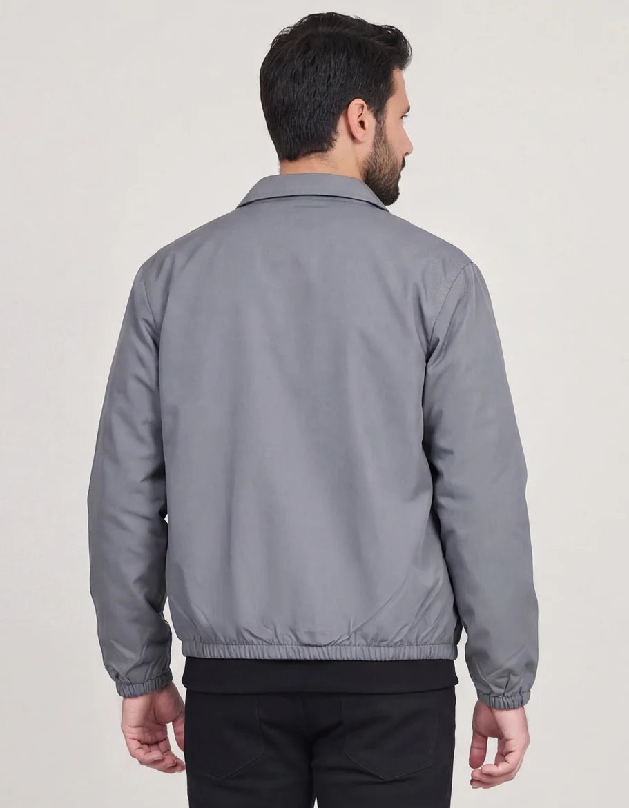 Plain Zip-Up Chore Jacket